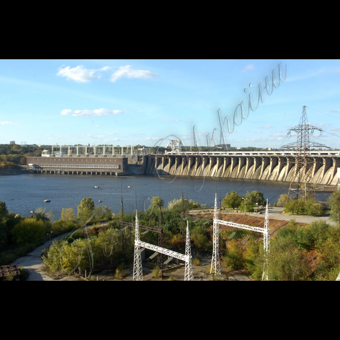 Запоріжжя, будівництво нового моста через Дніпро.