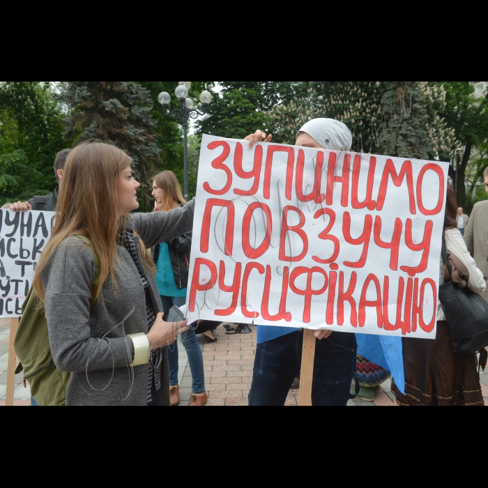 Мітинг під стінами парламента Всеукраїнського об’єднання 