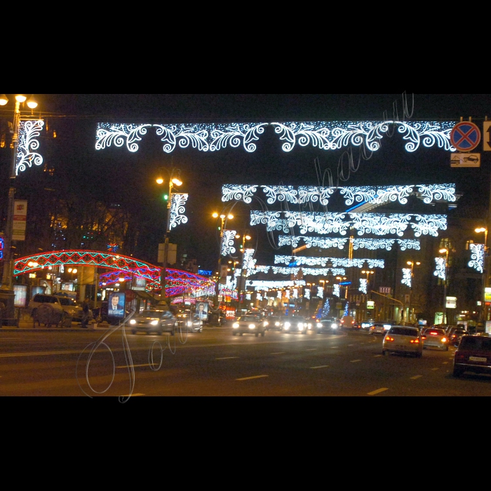 Київ, Майдан Незалежності, перед Новим роком.