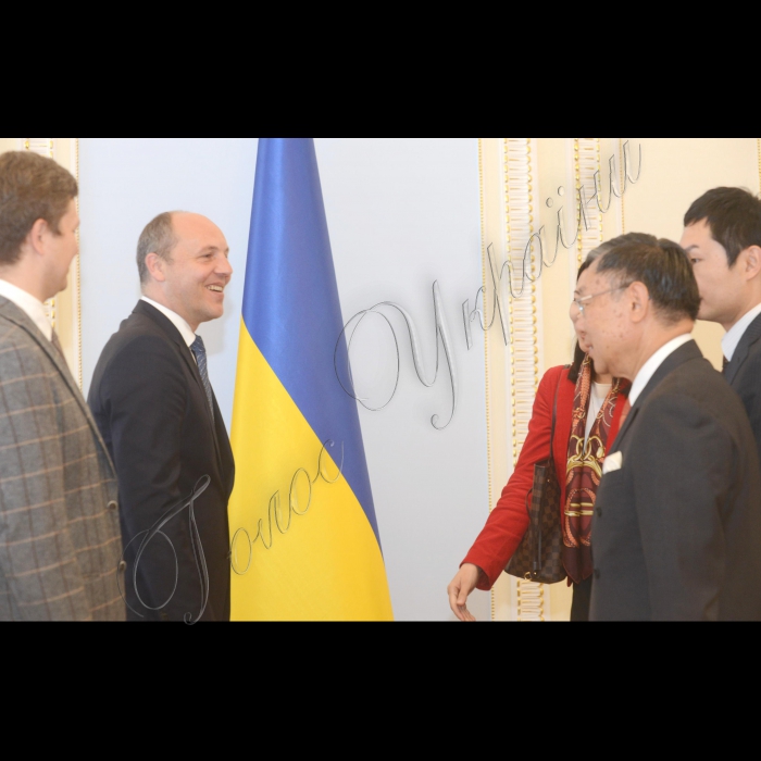 26 травня 2016. Зустріч Голови Верховної Ради України Андрія Парубія з Надзвичайним і Повноважним Послом Японії в Україні Шігекі Сумі