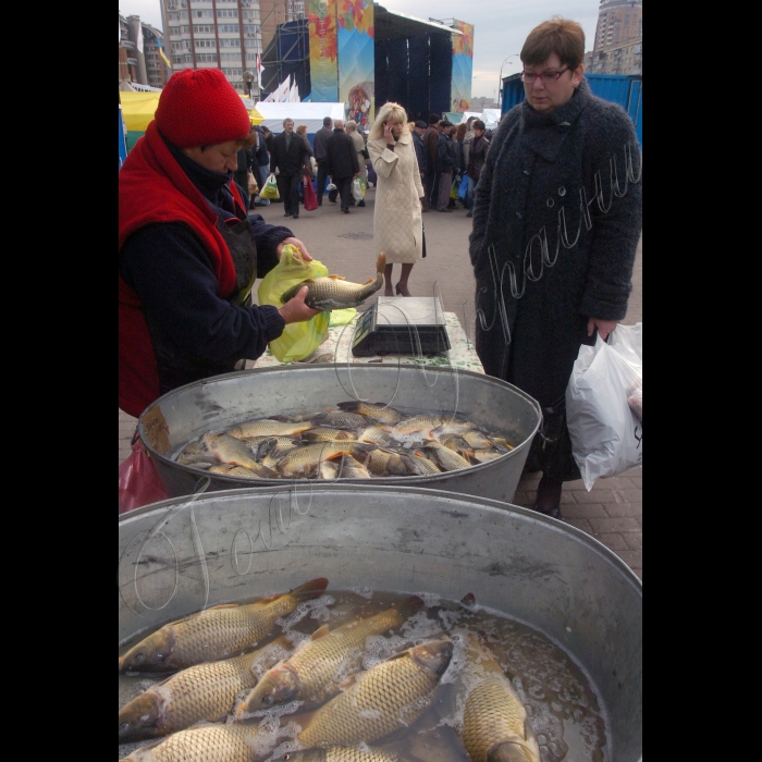 9 жовтня 2010 сільськогосподарський ярмарок у Печерському районі столиці.
