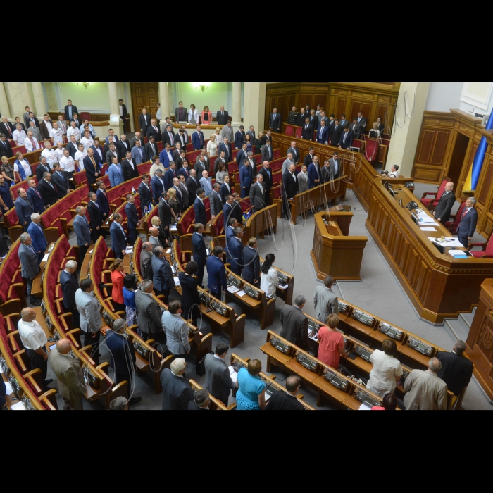 2 вересня 2014. Відкриття п'ятої сесії Верховної Ради України сьомого скликання. Пленарне засідання. Зал ВР