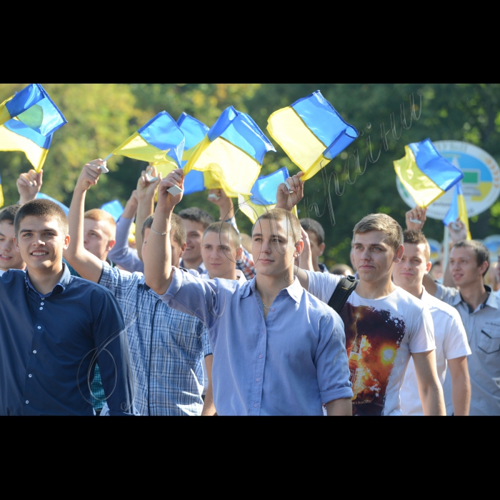 1 вересня 2014. Посвята у студенти Національного університету біоресурсів і природокористування.