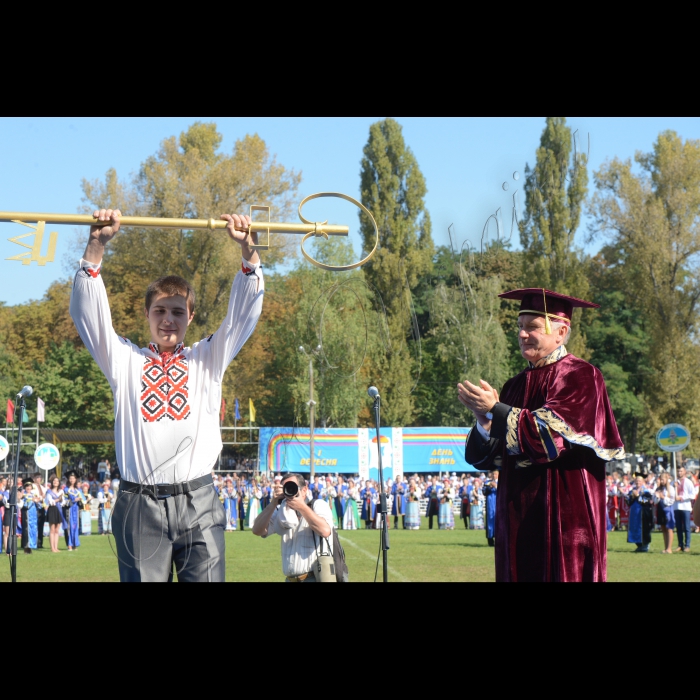 1 вересня 2014. Посвята у студенти Національного університету біоресурсів і природокористування.