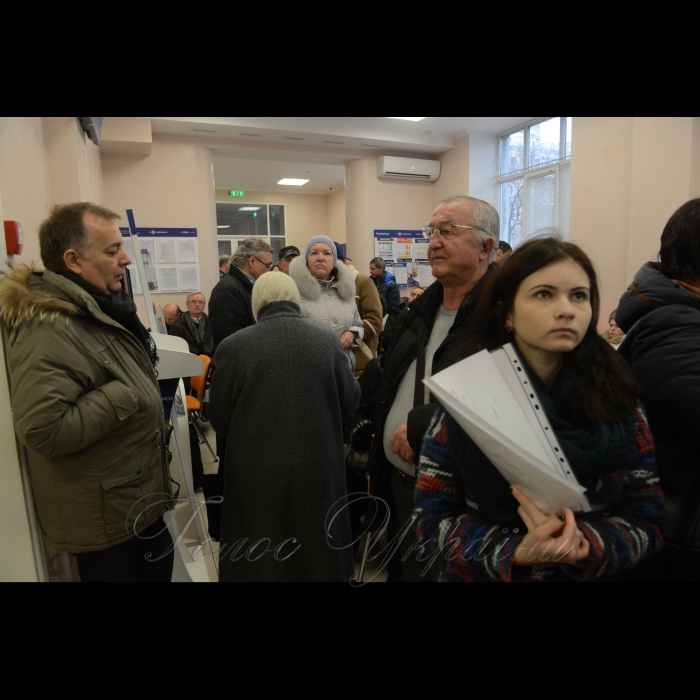 24 листопада 2016 Київ. Центр обслуговання клієнтів Київенерго на вулиці Жилянській, 83/53.