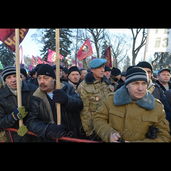 7 грудня 2016 мітинг-пікет «афганців» біля Верховної Ради України з вимогами соціального захисту.