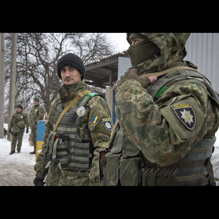 2 лютого 2017 Луганська область. Блок пост біля міста Кремінна.