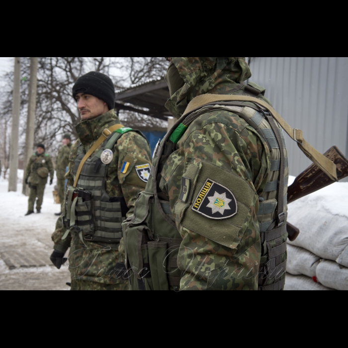 2 лютого 2017 Луганська область. Блок пост біля міста Кремінна.