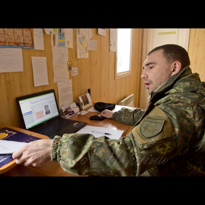 2 лютого 2017 Луганська область. Блок пост біля міста Кремінна.