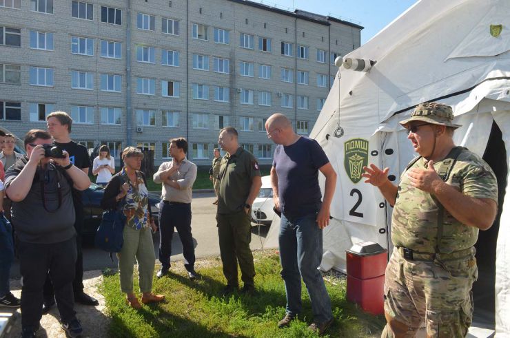 Робоча поїздка делегації міжпарламентської мережі «Об’єднані для України» (United for Ukraine, U4U) на Київщину (Буча, Ірпінь, Бородянка, Макарів, Андріївка)