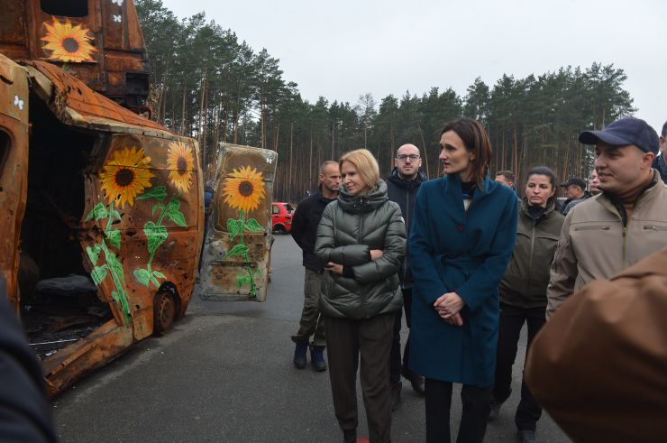 Візит на Київщину литовської парламентської делегації на чолі зі Спікером Сейму Литовської Республіки пані Вікторією Чмілітє-Нільсен  за участі заступниці Голови Верховної Ради України  Олени Кондратюк