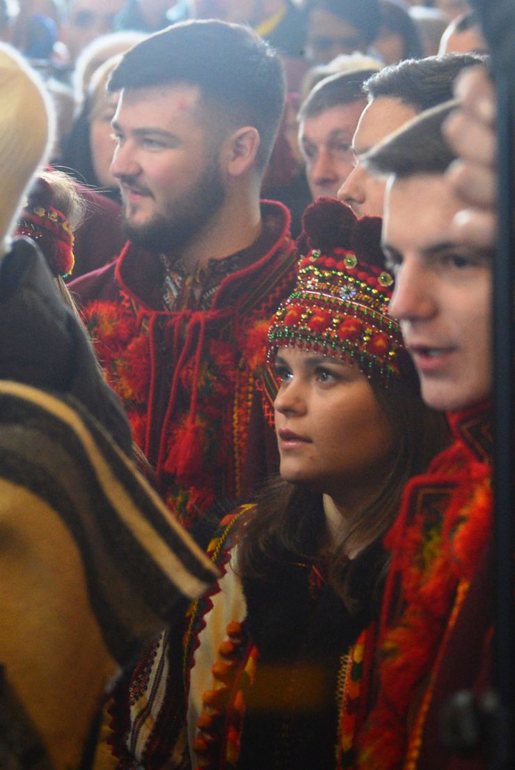 Різдвяне богослужіння предстоятеля Православної церкви України митрополита Епіфанія в Успенському соборі Києво-Печерської лаври у Києві, 7 січня 2023 р. Це перше богослужіння голови ПЦУ на території лаври. Раніше богослужіння на Різдво в Успенському соборі проводила лише УПЦ Московського патріархату.