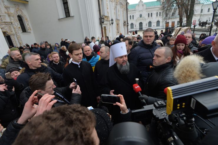 Предстоятель ПЦУ митрополит Київський і всієї України Епіфаній у свято Різдва Христового за юліанським календарем, 7 січня, провів богослужіння в Успенському соборі Києво-Печерської лаври.