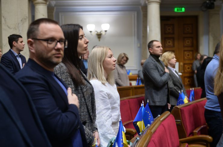 Пленарне засідання Верховної Ради України.

Виступає Спікер Сейму Латвійської республіки Едвардс Смілтенс
