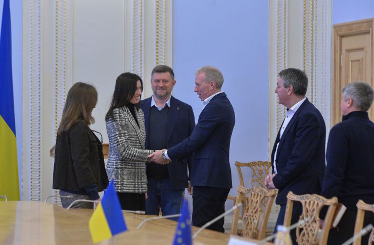 Зустріч першого заступника Голови Верховної Ради України О. Корнієнка з делегацією представників партії «Альянс лібералів і демократів за Європу» (ALDE)