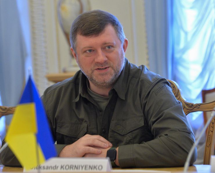 Перший заступник Голови Верховної Ради України Олександр Корнієнко зустрівся з делегацією Спеціального комітету Европейського парламенту з іноземного втручання в усі демократичні процеси в Європейському Союзі, включаючи дезінформацію.