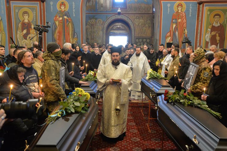 У Києві церемонія прощання з героями-розвідниками, які робили 