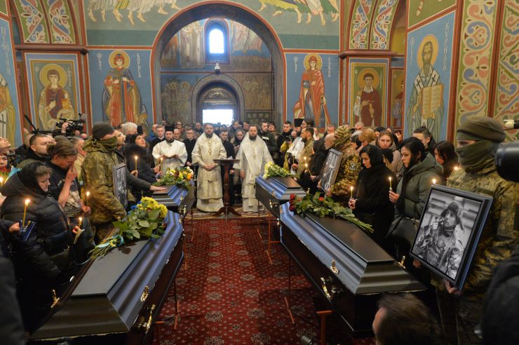 У Києві церемонія прощання з героями-розвідниками, які робили 