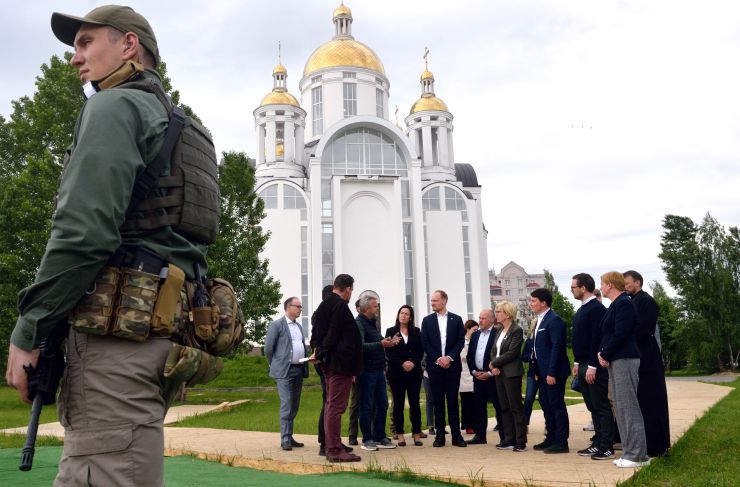 Візит делегації Комітету у закордонних справах Риксдагу (Парламенту) Королівства Швеція на чолі з Головою Комітету Ароном Емільссоном до Бородянки, Бучі, Ірпеня