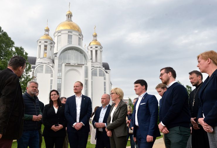 Візит делегації Комітету у закордонних справах Риксдагу (Парламенту) Королівства Швеція на чолі з Головою Комітету Ароном Емільссоном до Бородянки, Бучі, Ірпеня