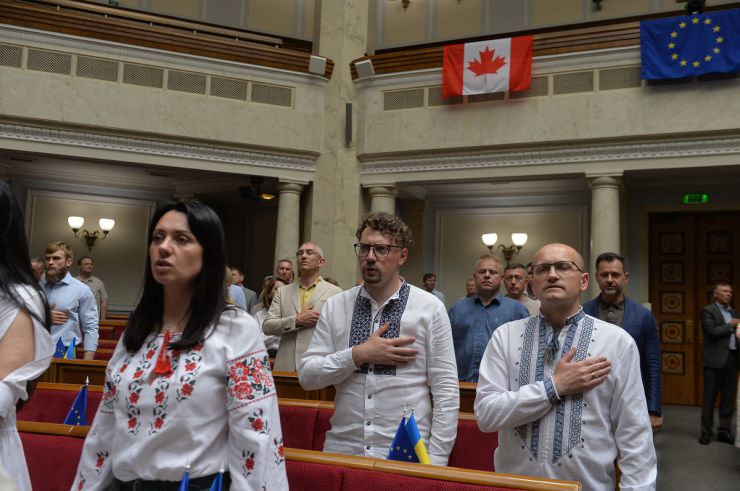 Прем'єр-міністр Канади Джастін Трюдо виступив на пленарному засіданні Верховної Ради України