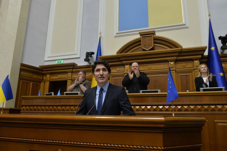 Прем'єр-міністр Канади Джастін Трюдо виступив на пленарному засіданні Верховної Ради України