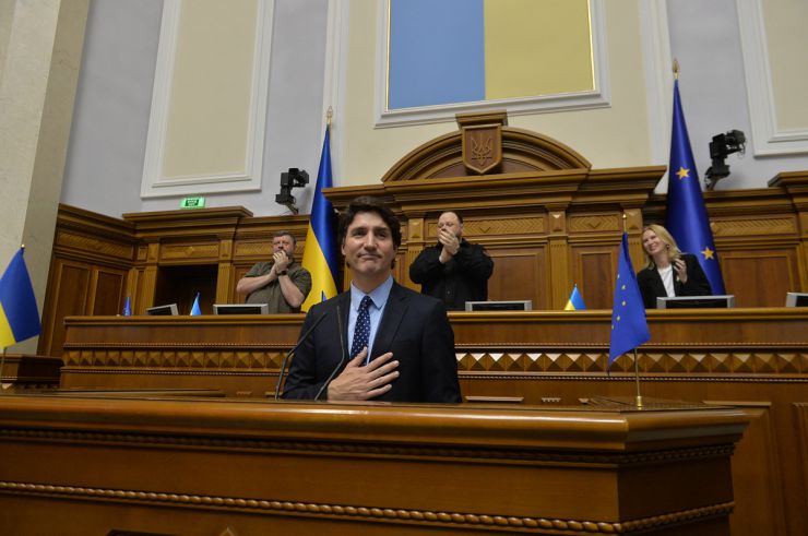 Прем'єр-міністр Канади Джастін Трюдо виступив на пленарному засіданні Верховної Ради України