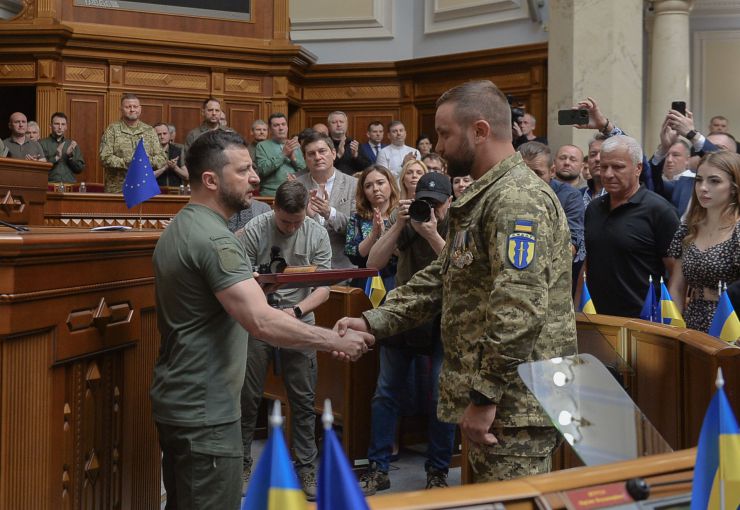 Урочисте засідання Верховної Ради України з нагоди Дня Конституції України за участі Президента України Володимира Зеленського