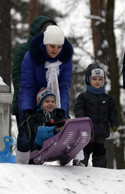 Київська область, Буча. Зима. Жанрові фото.