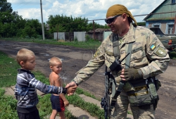 Луганська область, зона АТО.

25-й окремий мотопіхотний батальйон «Київська Русь»
