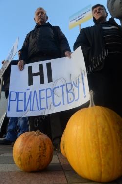 Мітинг фермерів під стінами ВР 