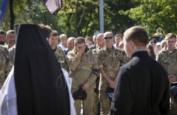  На Михайлівській площі відбувся День Пам’яті за загиблими Героями в Іловайській трагедії.  